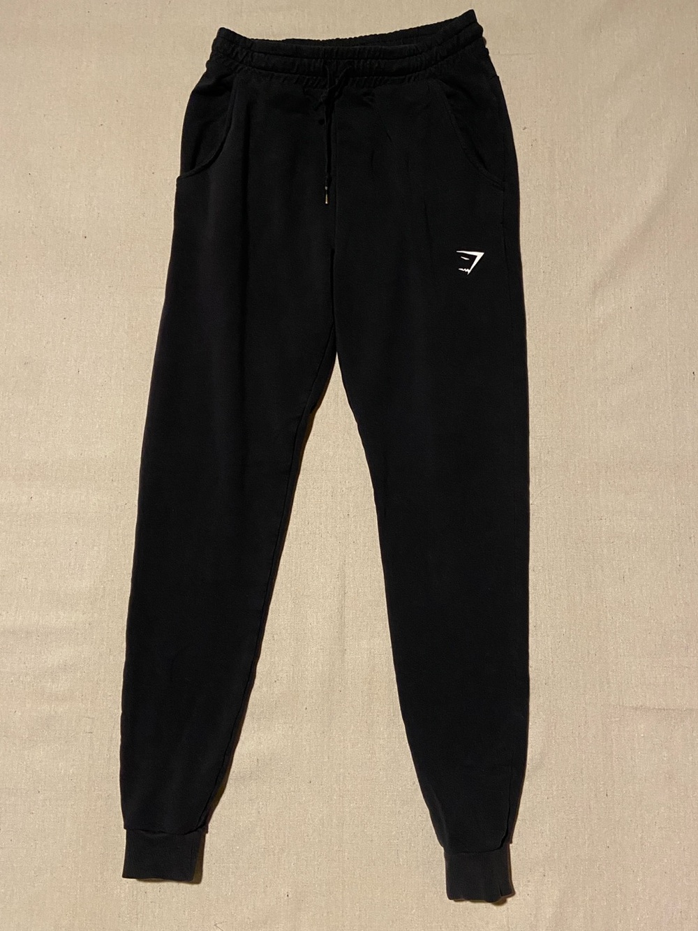 Gymshark Soft Black Tapered Leg Joggers Sweatpants